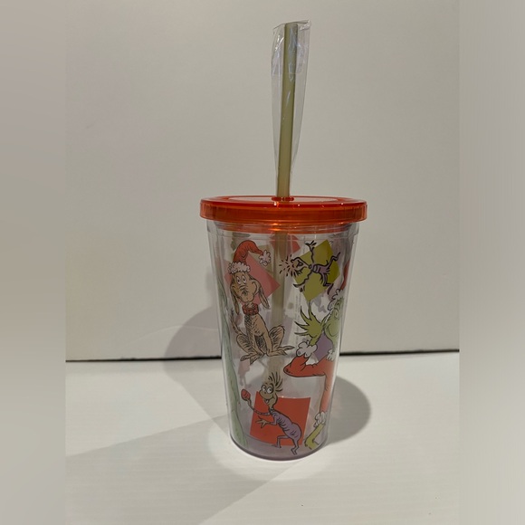 Cute Grinch and Who-ville Tumblers- Set of 2- NWT - Picture 7 of 7